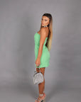 Mini dress basic salvia
