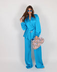 Kimono pants ocean (pantaloni)