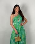 Dress rainbow verde