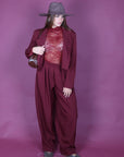 Coordinato style bordeaux