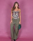 Pantalone basic verde