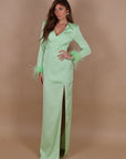 Dress the queen verde pastello