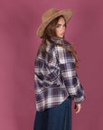Camicia britannique blu