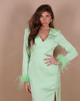 Dress the queen verde pastello
