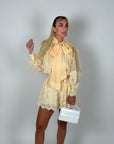 Camicione shabby giallo