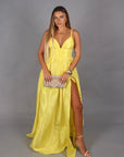 Carol dress giallo