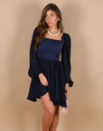 Mini dress Dubai Blu navy