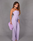 Jumpsuit candy strass lilla