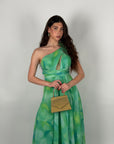 Dress rainbow verde