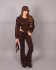 Coordset comfy chic brown