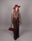 Camicia pois Brown