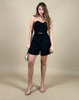 Heart top basic black