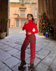 Coordinato scozzese gilet e pantalone