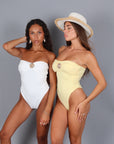 Costume intero musa giallo