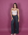 Pantalone gessato Grigio