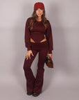 Coordset comfy chic bordeaux