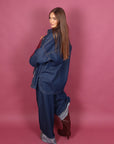 Camicia over denim scuro just west