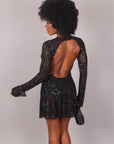 Mini dress kelly nero