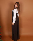 Jumpsuit bustier Brown