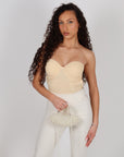 Body modellante con schiena scoperta nude
