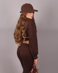 Coordset comfy chic brown