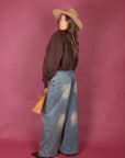 Giacca Zoe in camoscio Brown