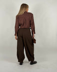 Pantalone aladin marrone