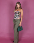 Pantalone basic verde
