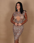 Abito luxury diamond eclipse nude