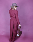 Coordinato style bordeaux