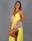 Carol dress giallo