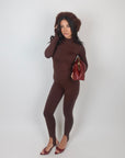 Jumpsuit icon brown