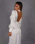 New athens dress off white
