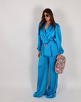 Kimono pants ocean (pantaloni)
