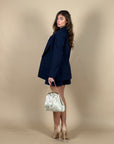 Bermuda The Queen blu navy