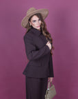 Giacca avvitata Brown