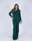 Giacca the queen plumage verde bosco