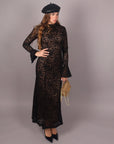 Dress in pizzo Nude/Nero