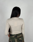 Maglia kristal panna
