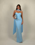 Dress bandage azzurro Soleil