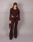 Coordset comfy chic brown