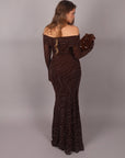 Dress Hollywood marrone