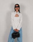 Blazer triangle bianco