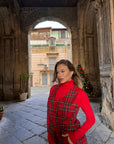 Coordinato scozzese gilet e pantalone