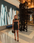 Mini dress kelly nero