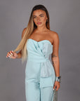 Jumpsuit candy strass polvere