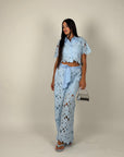 Coordinato Molly azzurro