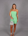 Mini dress basic salvia