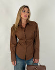 Camicia Bea brown