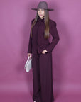 Pantalone con laccio bordeaux
